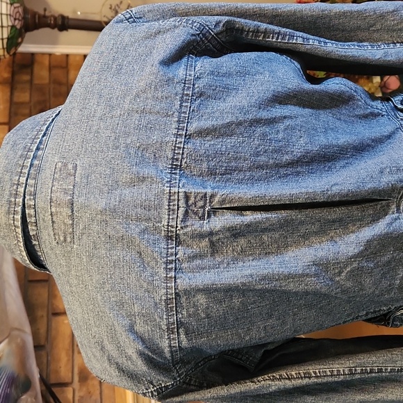 OshKosh B'gosh Blue Denim Women's Jacket Size M RARE barn Chore On Trend - Picture 7 of 14